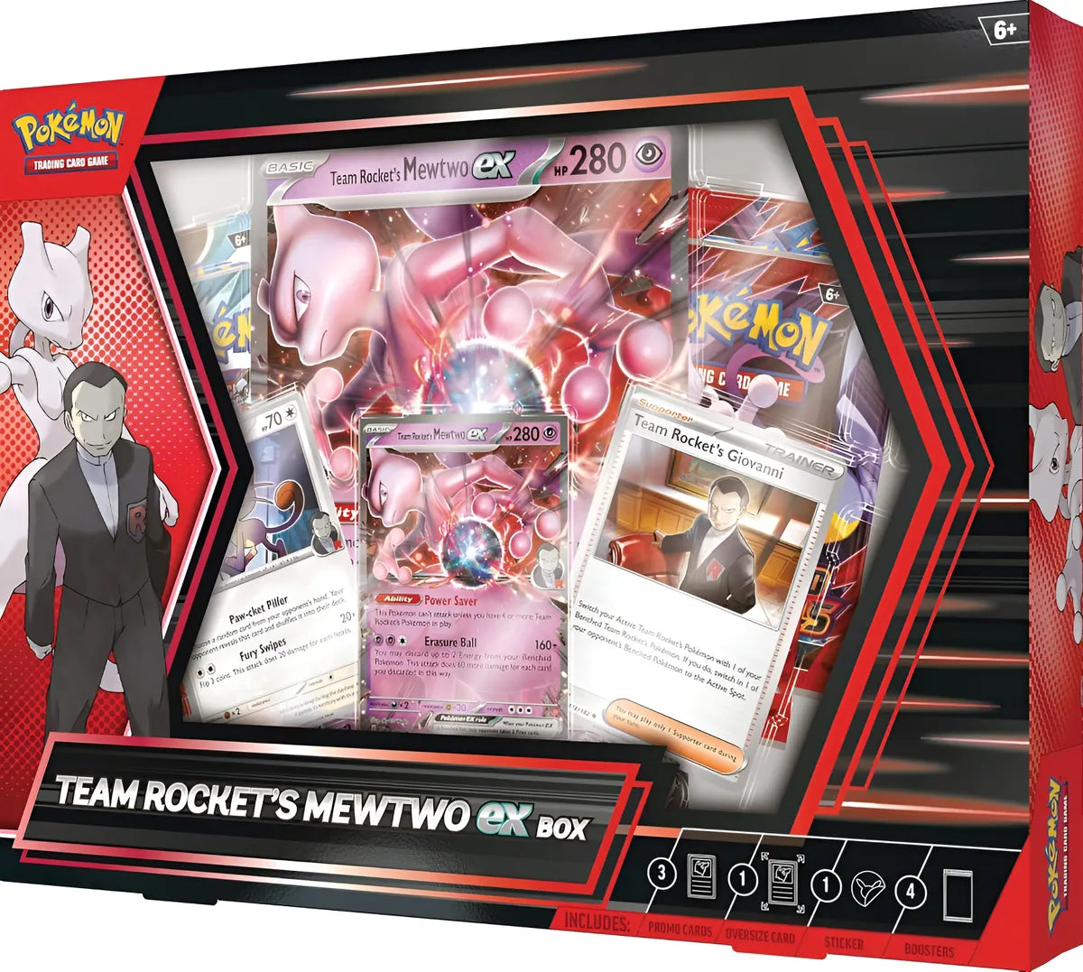 Pokémon TCG - Caja Mewtwo Ex Del Equipo Rocket